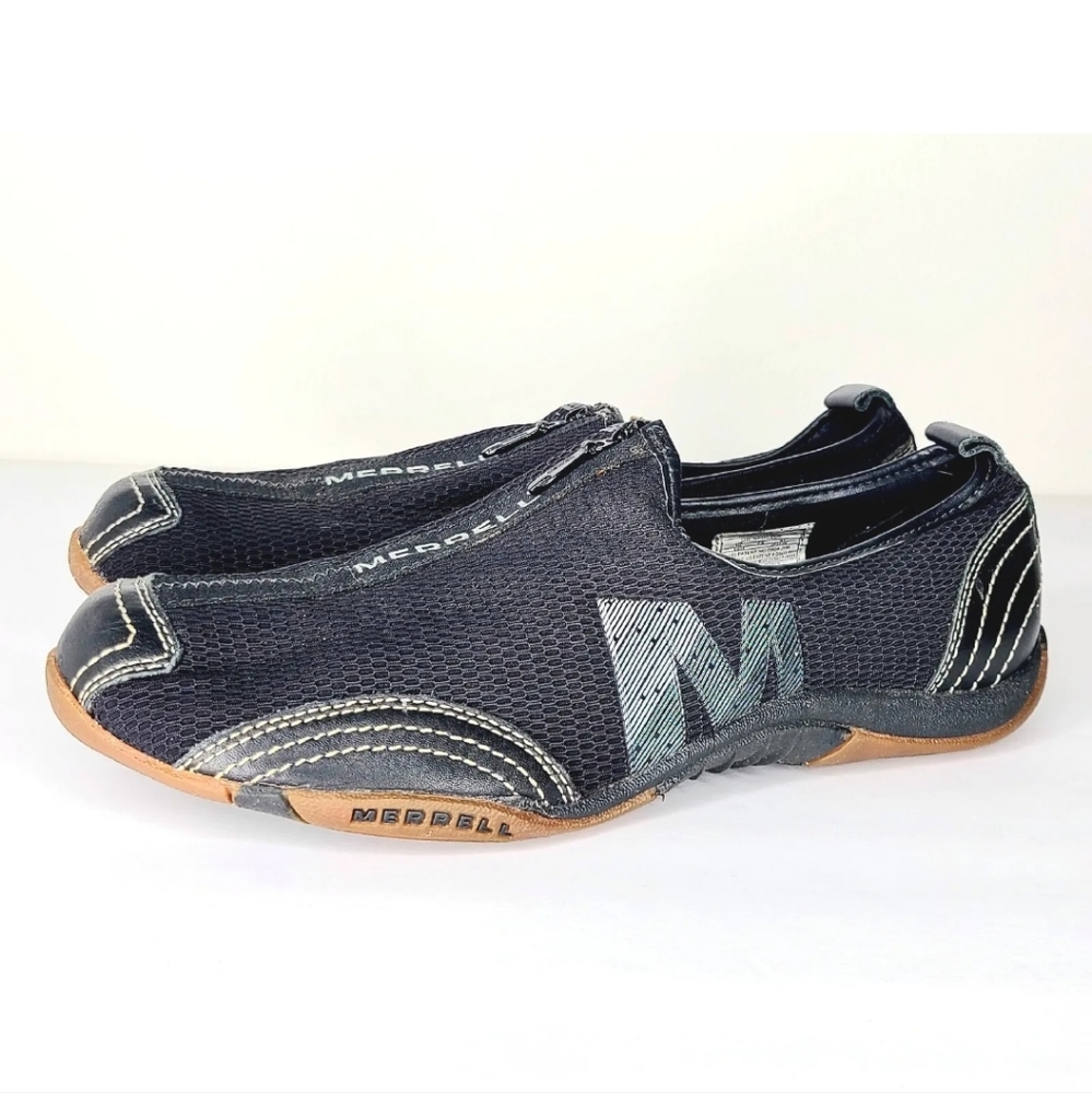 Merrell Barrado Black Walking Sneakers Shoes Size 10